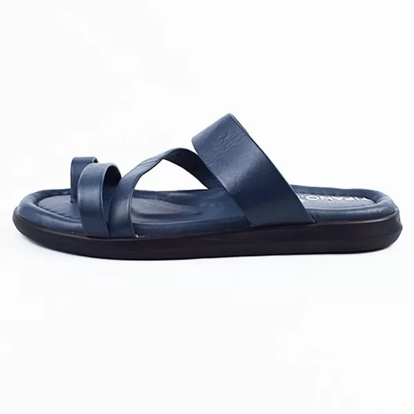 SANDAL HOMME R13 BLEU CUIR  .......... sandale médicale femme confortable Maroc